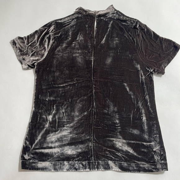 MADEWELL crushed velvet blouse - Picture 4 of 4